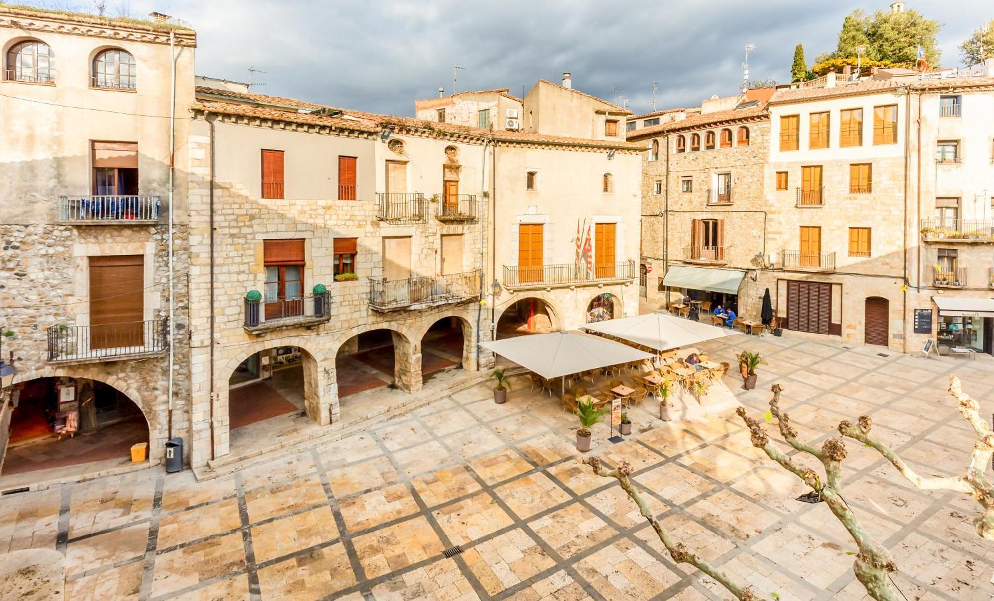 Can Cintet 3 Apartamento Con Terraza En Besalu Luaran gambar