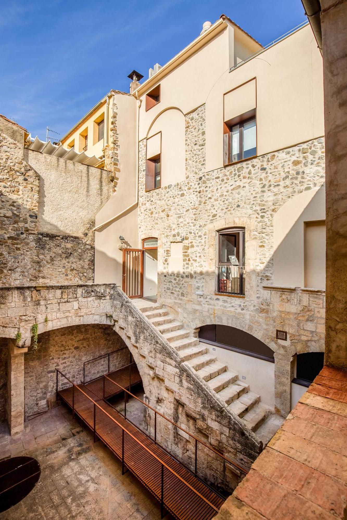 Can Cintet 3 Apartamento Con Terraza En Besalu Luaran gambar