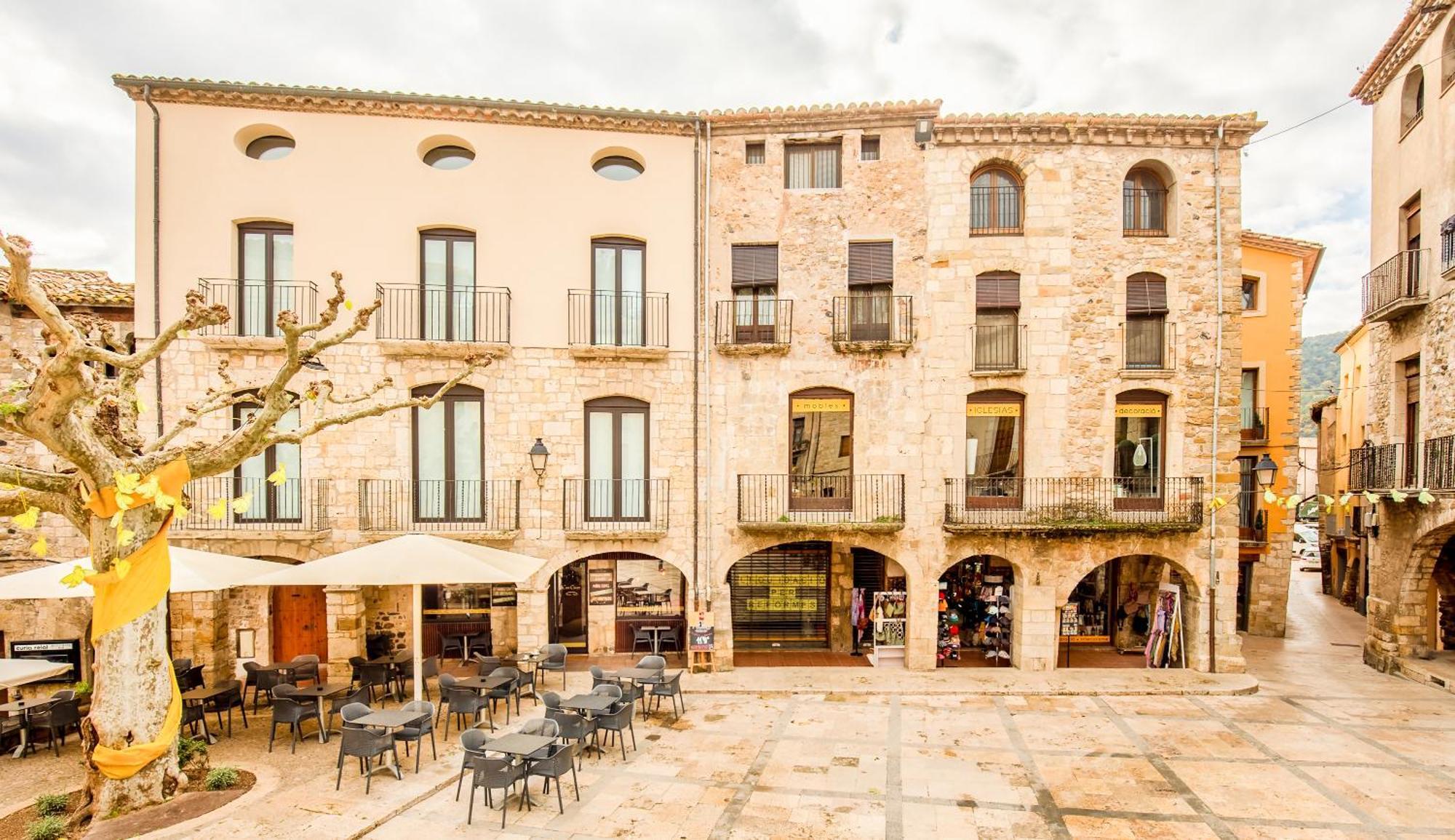 Can Cintet 3 Apartamento Con Terraza En Besalu Luaran gambar